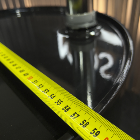 Бочка металлическая 200 литров с помпой черная глянцевая купить в Донецке